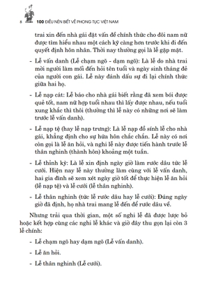 100 điều nên biết về phong tục việt nam (tái bản 2022)