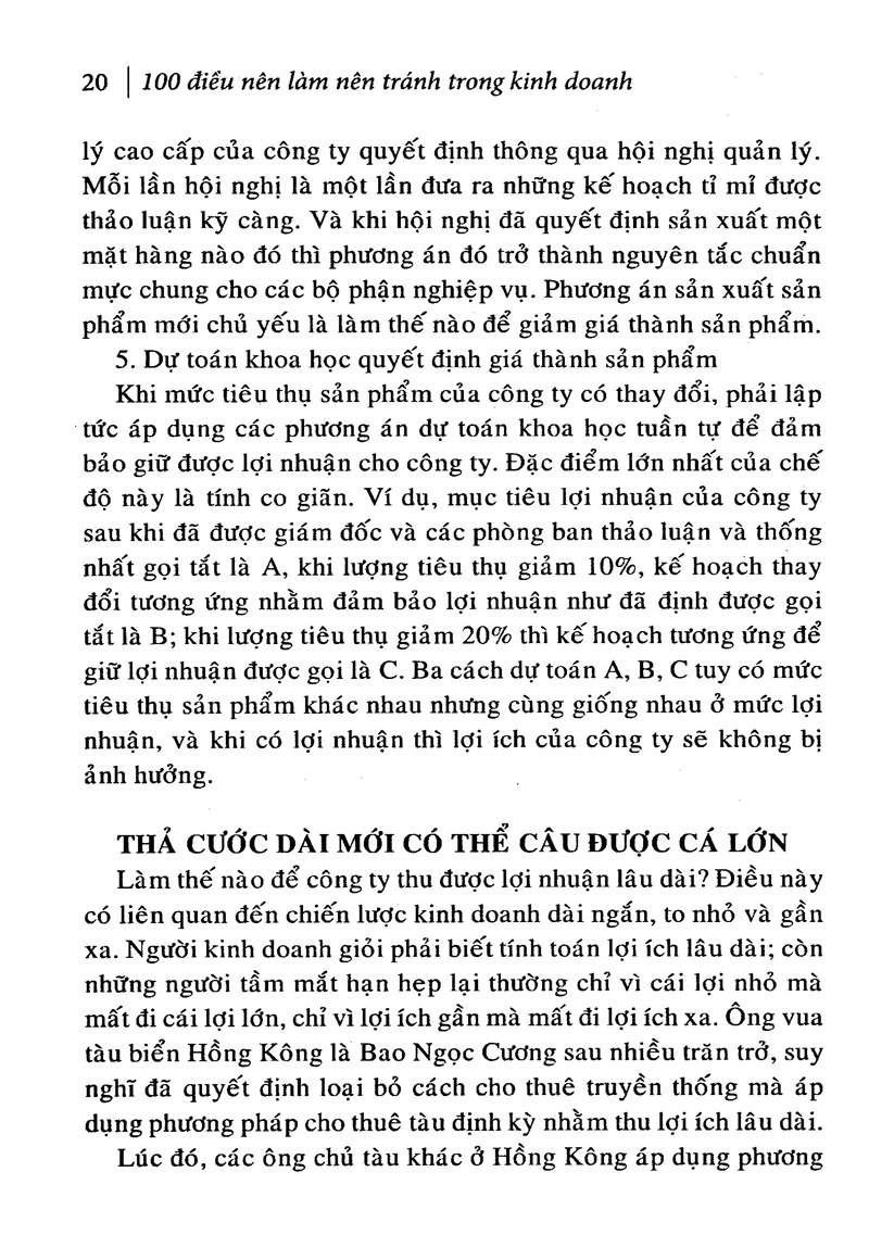 100 điều nên làm, nên tránh trong kinh doanh (tái bản 2019)
