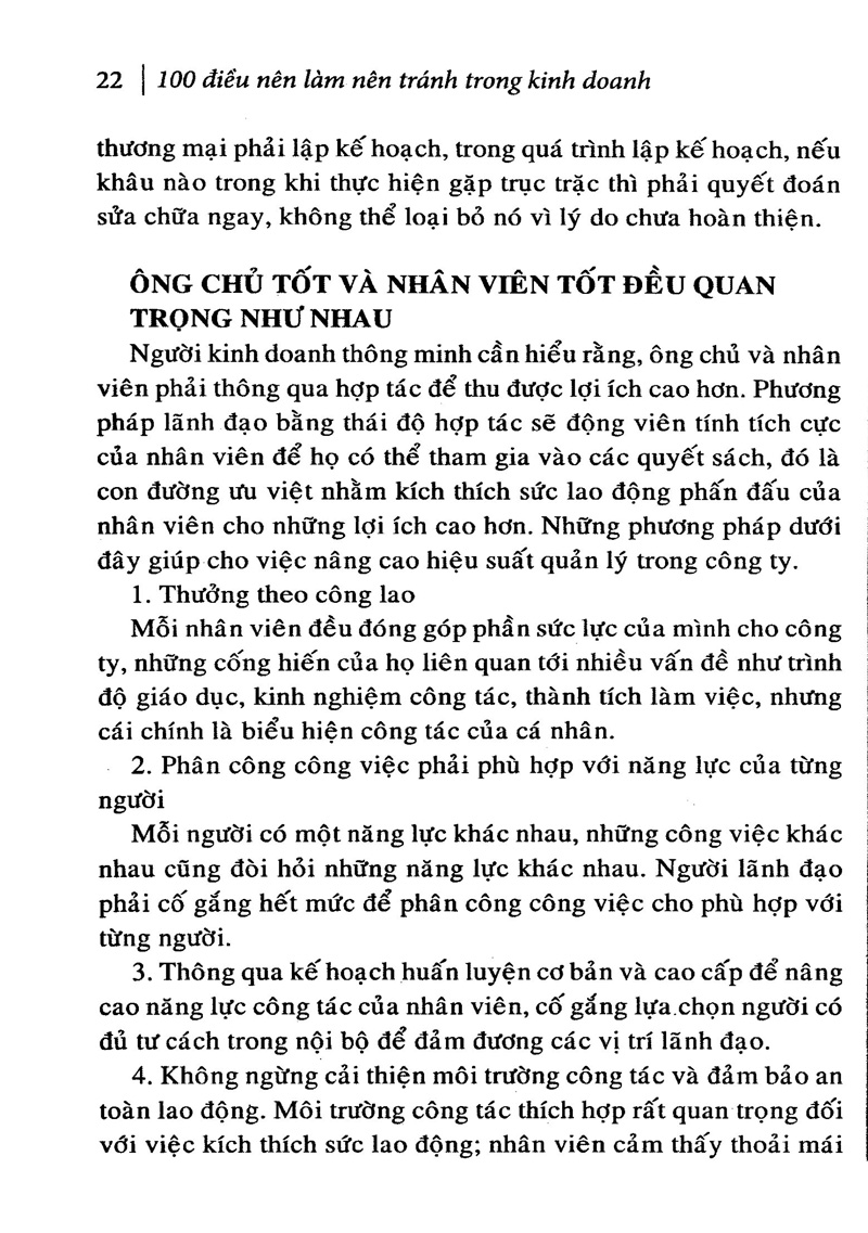 100 điều nên làm, nên tránh trong kinh doanh (tái bản 2019)