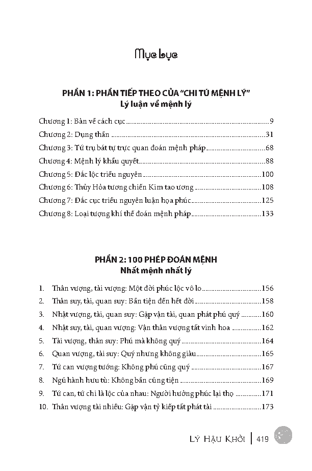 100 phép đoán mệnh