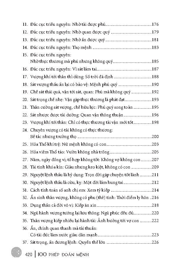 100 phép đoán mệnh