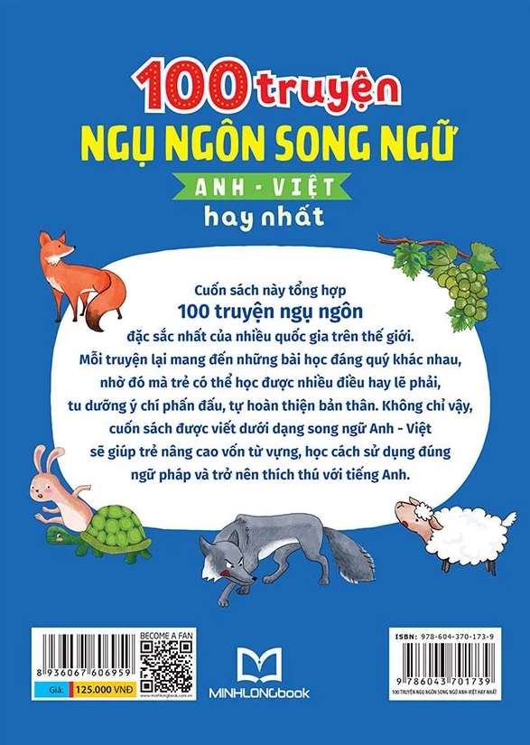 100 truyện ngụ ngôn song ngữ anh - việt hay nhất