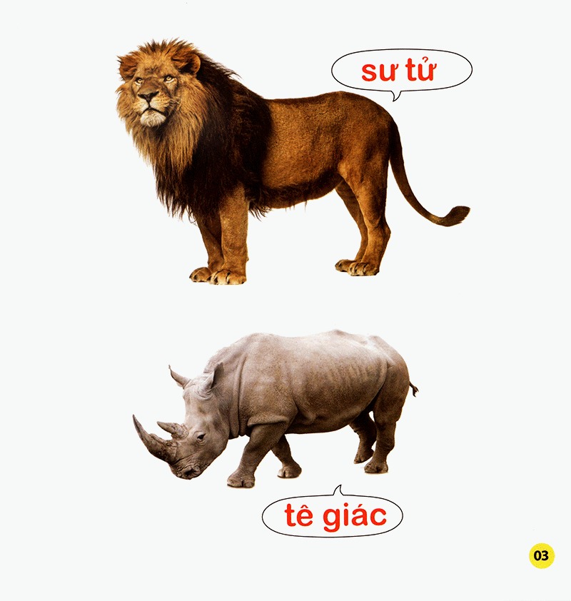 100 từ đầu đời của bé - con vật (tái bản 2023)