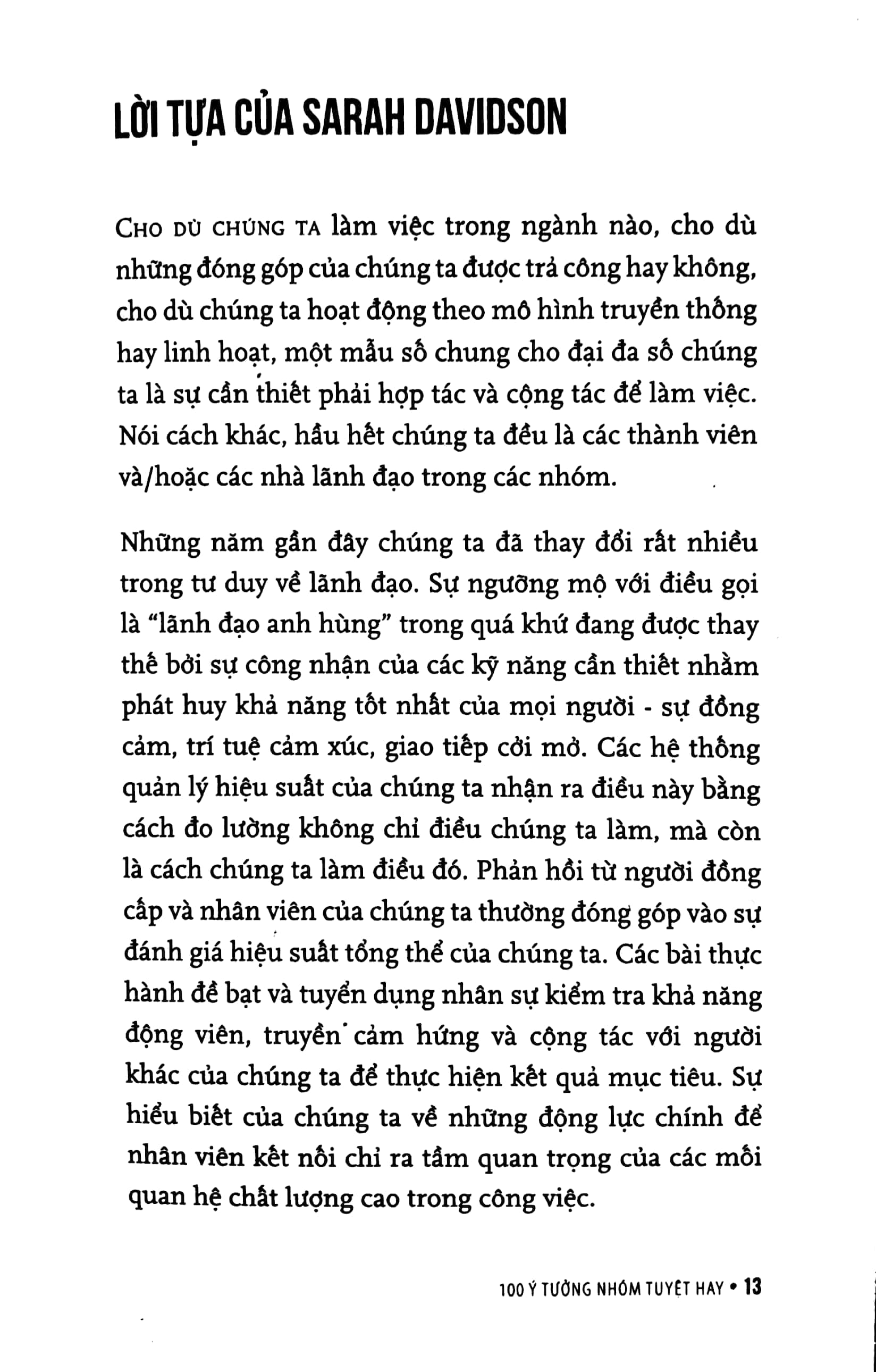 100 ý tưởng nhóm tuyệt hay