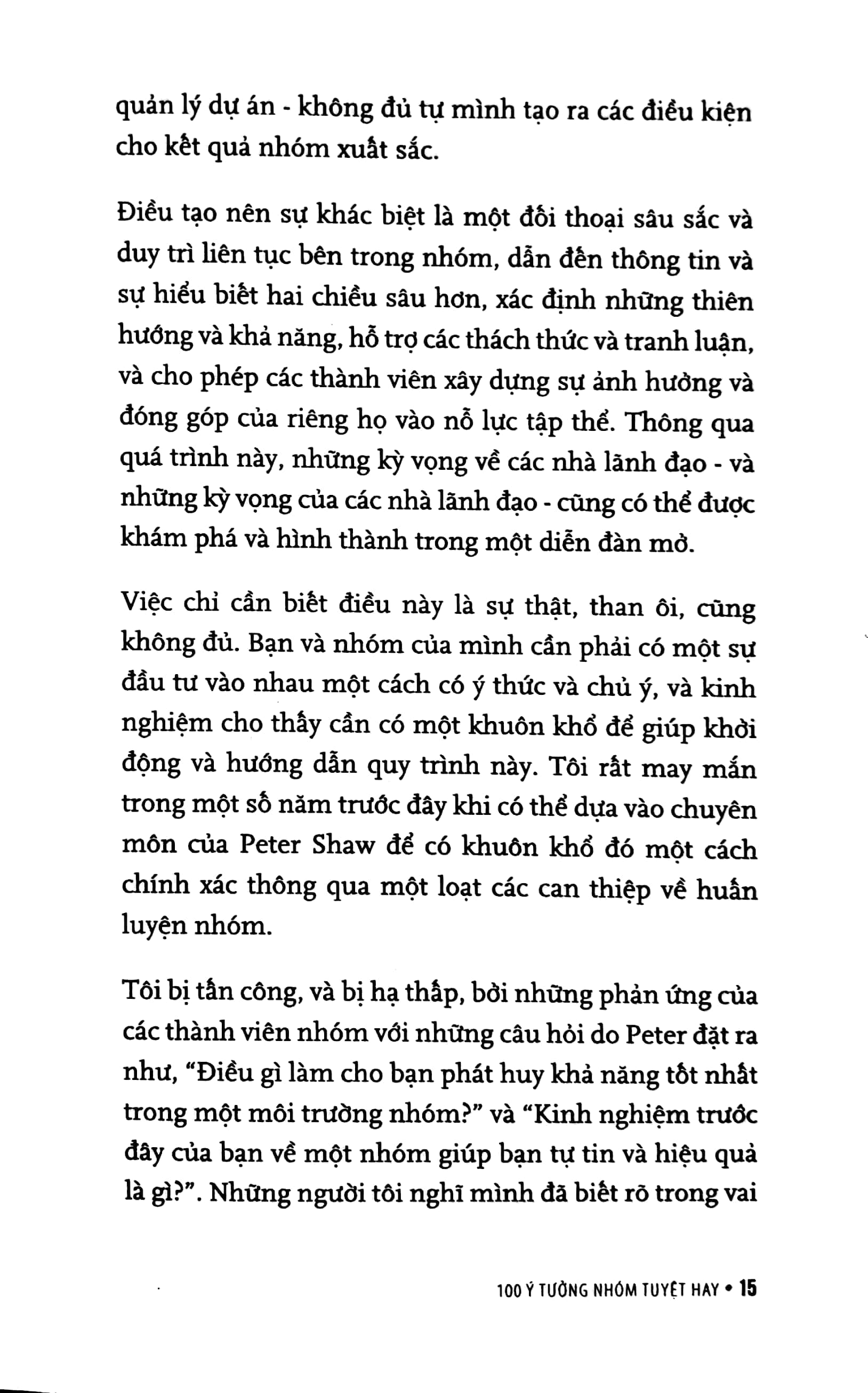100 ý tưởng nhóm tuyệt hay
