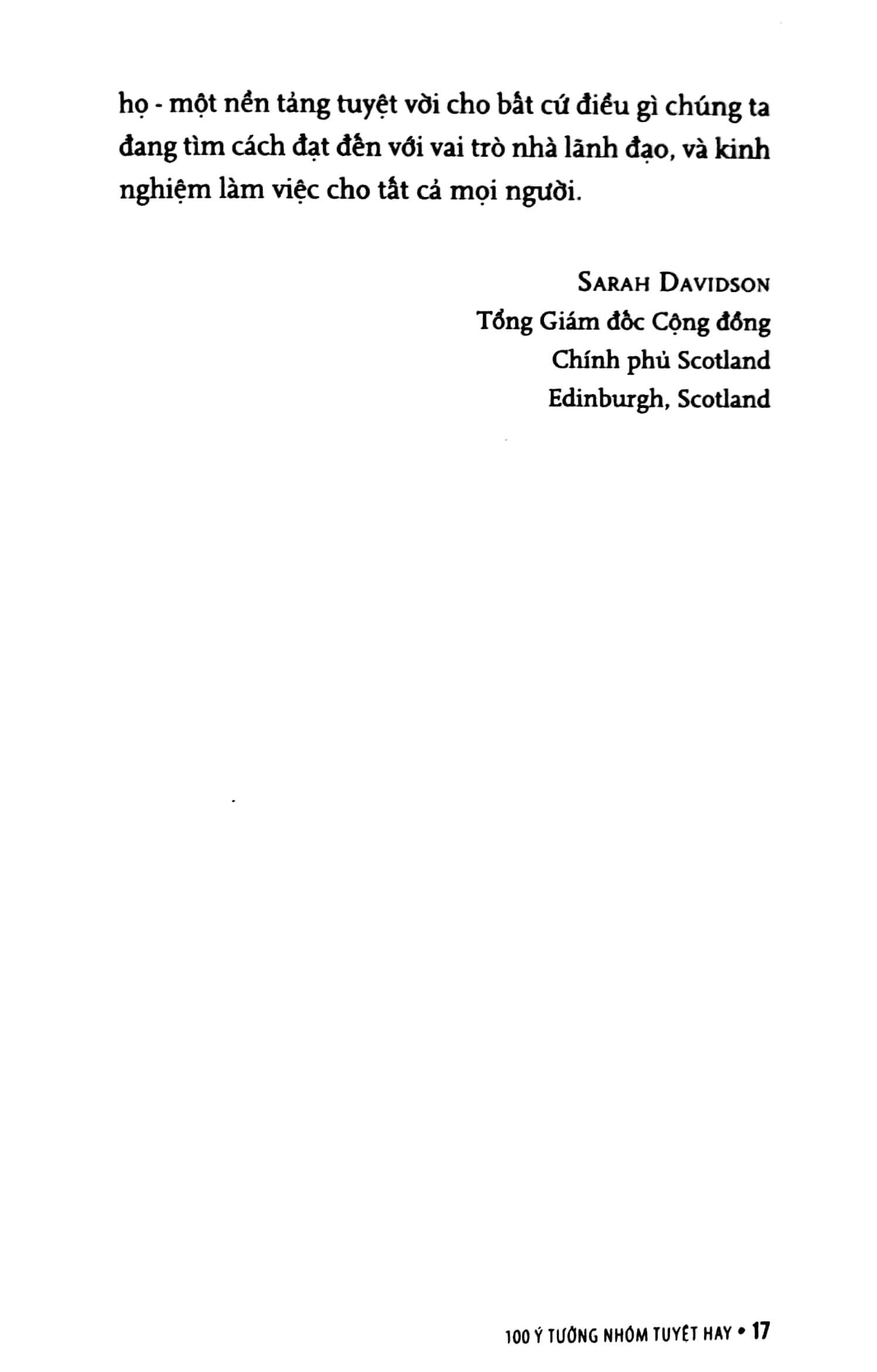 100 ý tưởng nhóm tuyệt hay