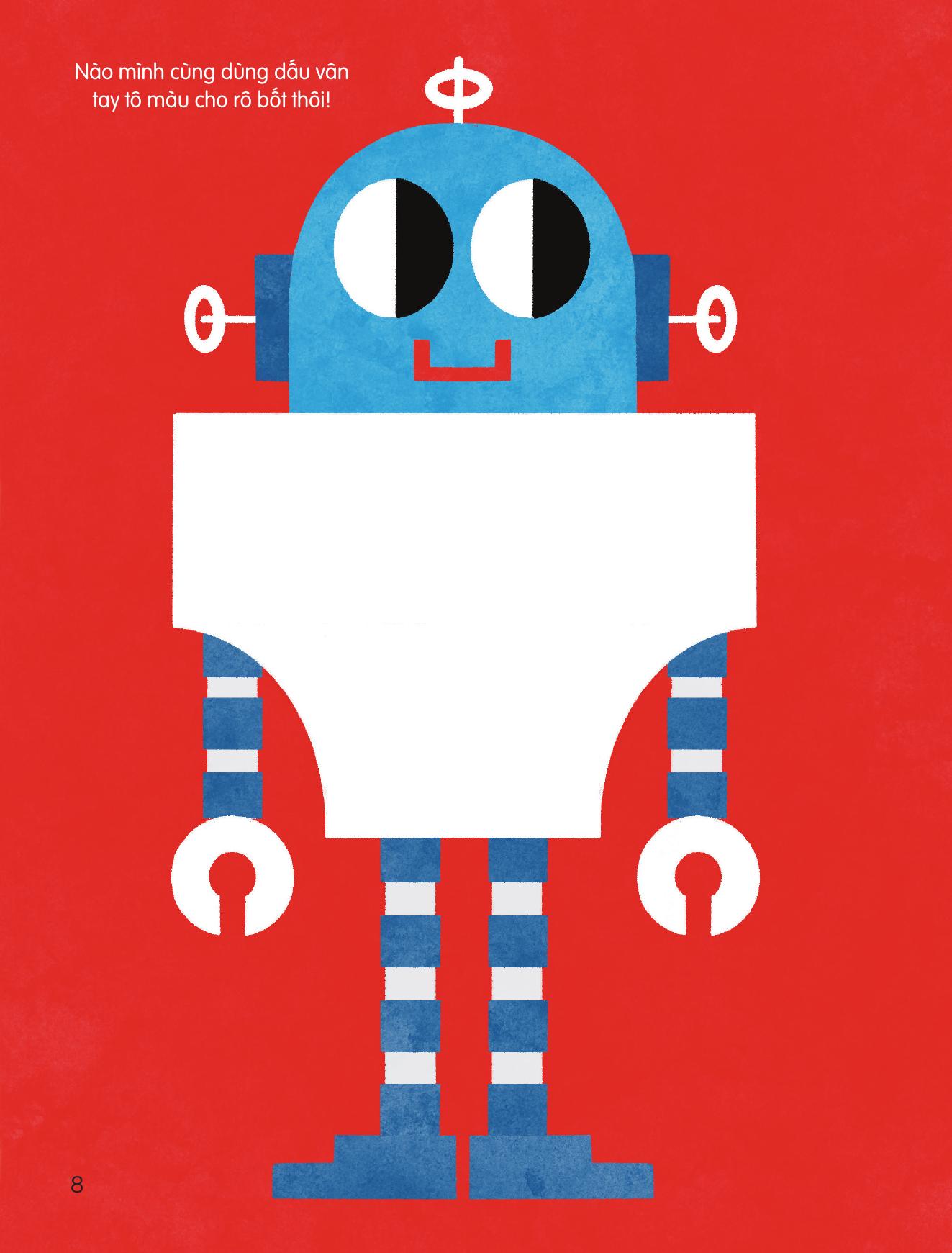 100++ Ý Tưởng Sáng Tạo Vẽ Tranh Bằng Vân Tay - Cuộc Sống Quanh Em - Bìa Cứng