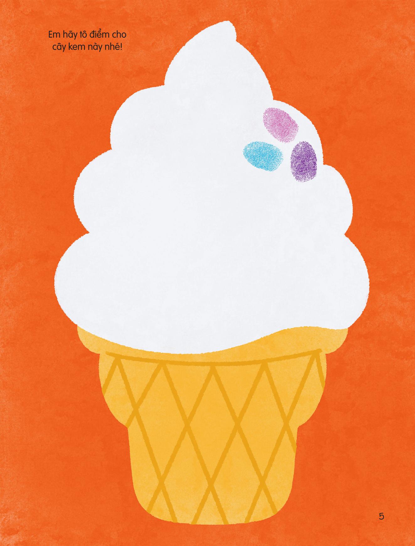 100++ Ý Tưởng Sáng Tạo Vẽ Tranh Bằng Vân Tay - Cuộc Sống Quanh Em - Bìa Cứng