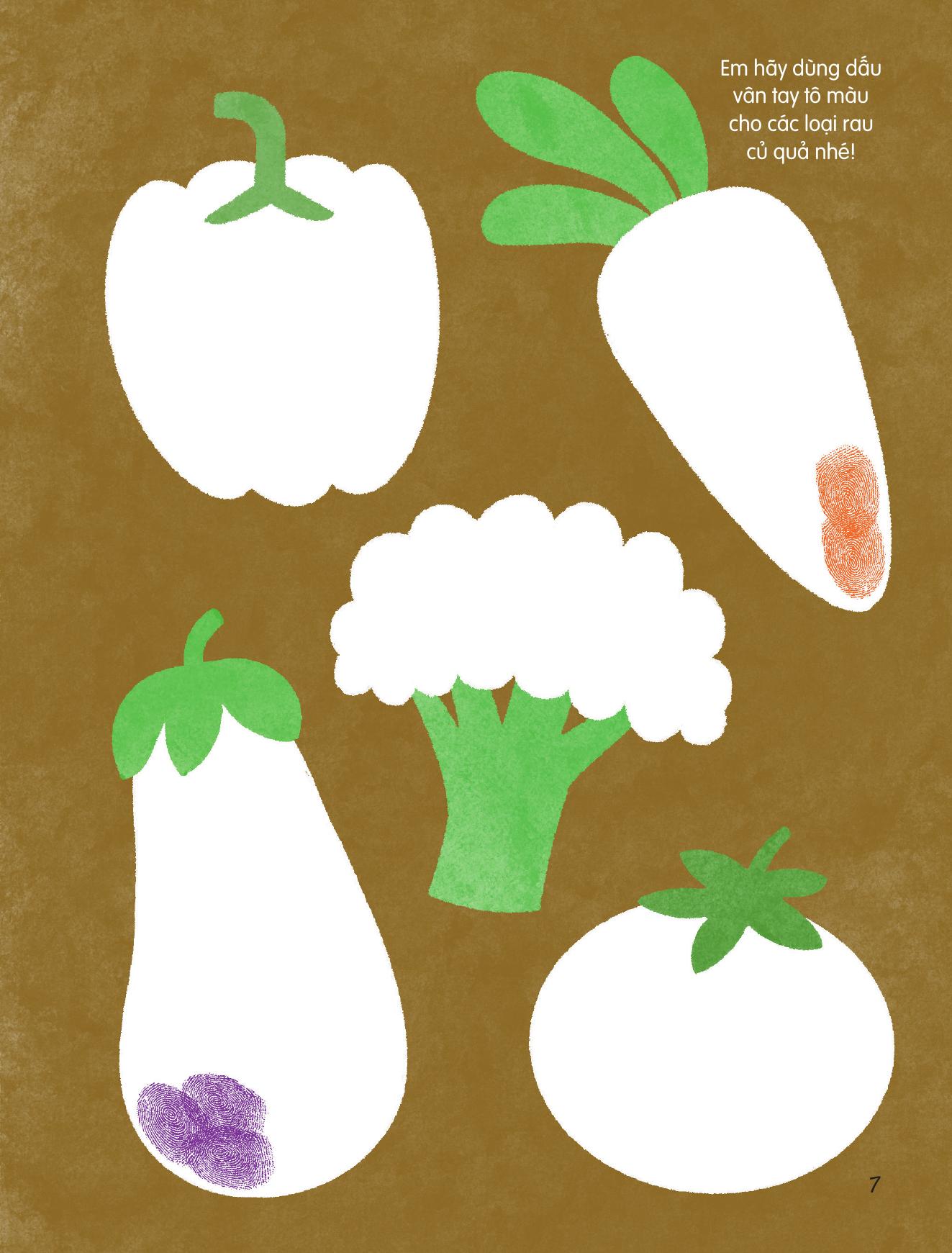 100++ Ý Tưởng Sáng Tạo Vẽ Tranh Bằng Vân Tay - Cuộc Sống Quanh Em - Bìa Cứng