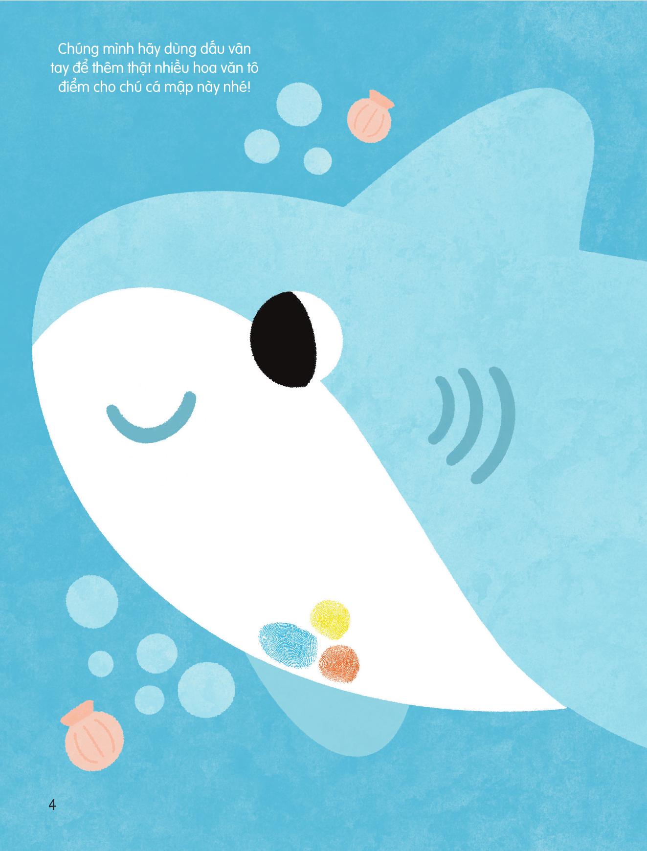 100++ Ý Tưởng Sáng Tạo Vẽ Tranh Bằng Vân Tay - Đại Dương - Bìa Cứng