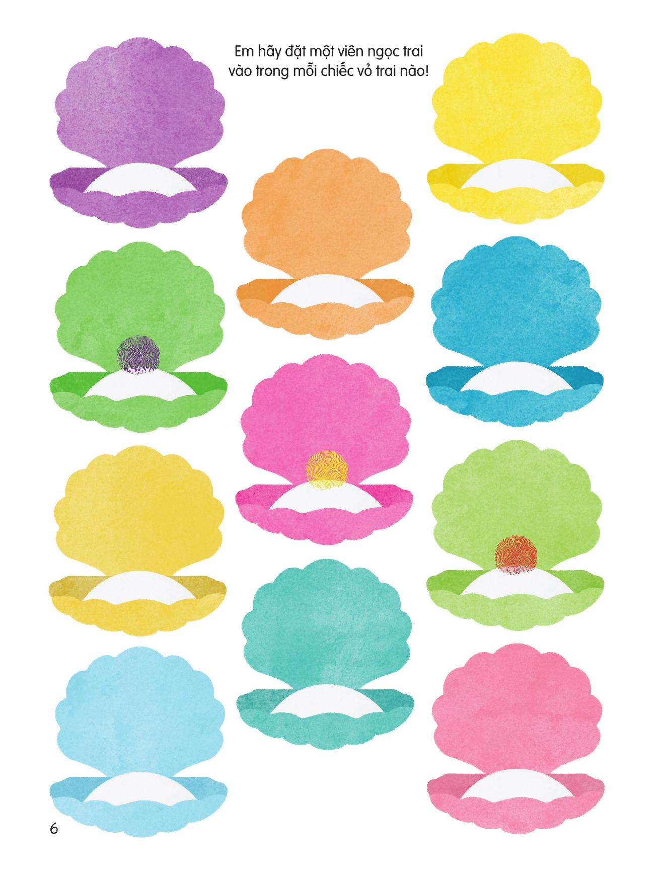 100++ Ý Tưởng Sáng Tạo Vẽ Tranh Bằng Vân Tay - Đại Dương - Bìa Cứng