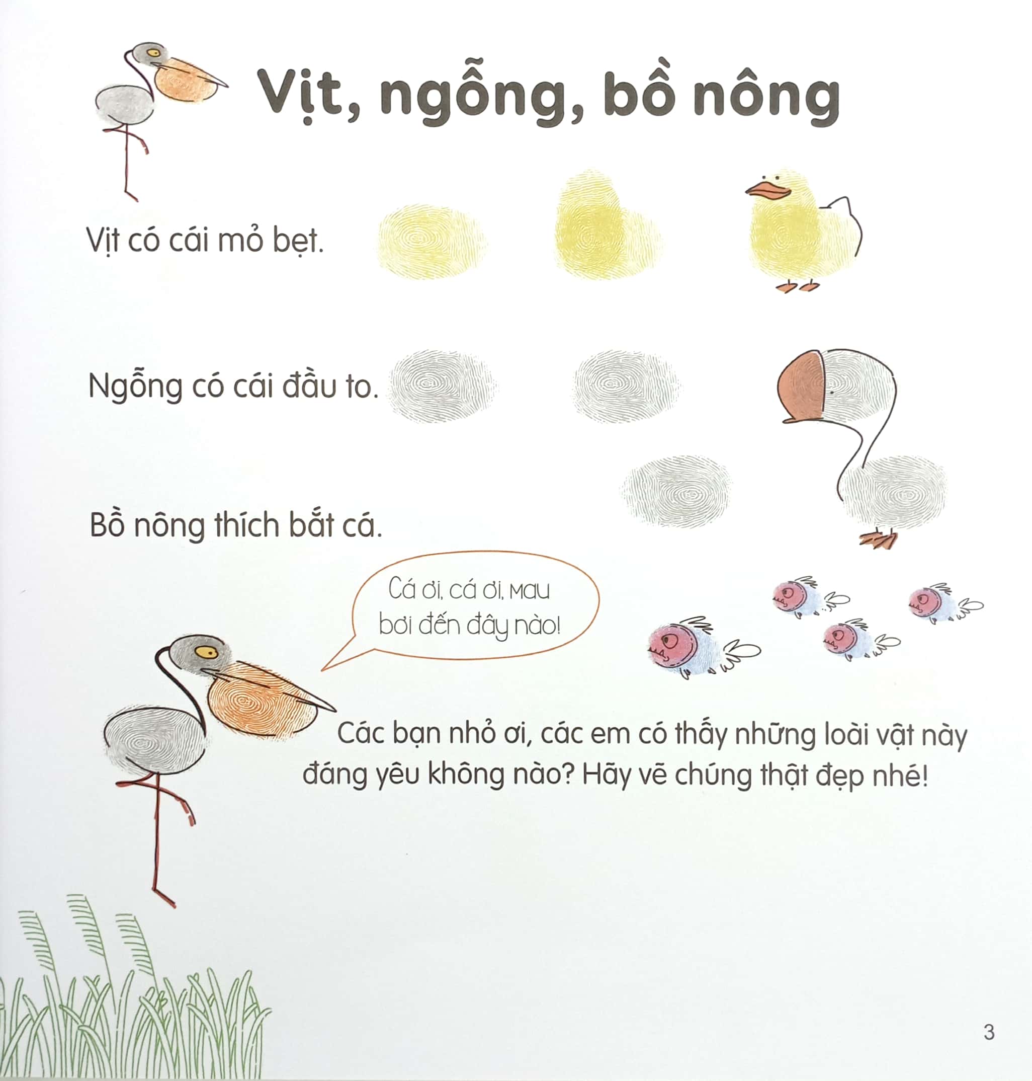 100++ ý tưởng sáng tạo vẽ tranh bằng vân tay - động vật