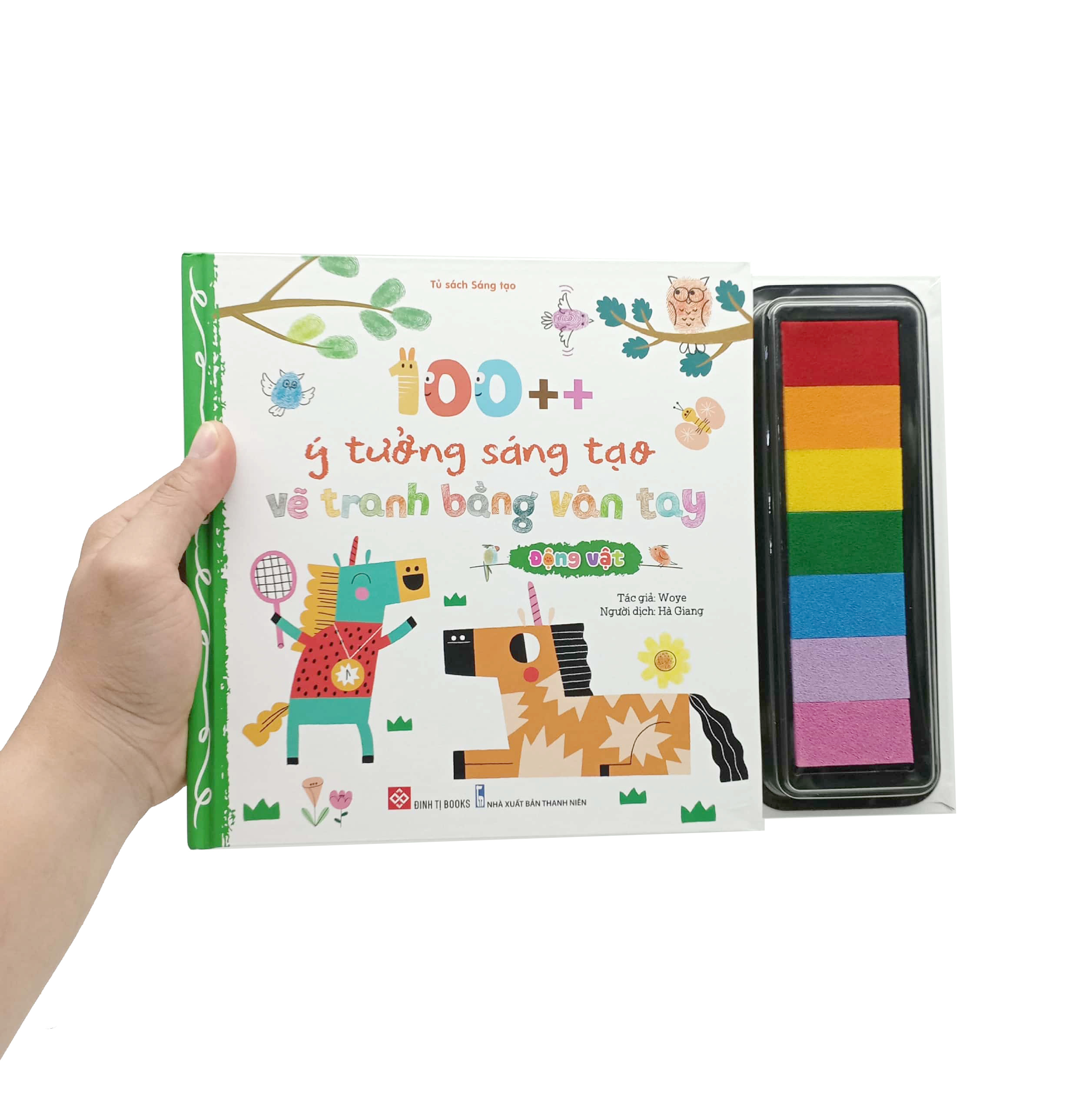 100++ ý tưởng sáng tạo vẽ tranh bằng vân tay - động vật