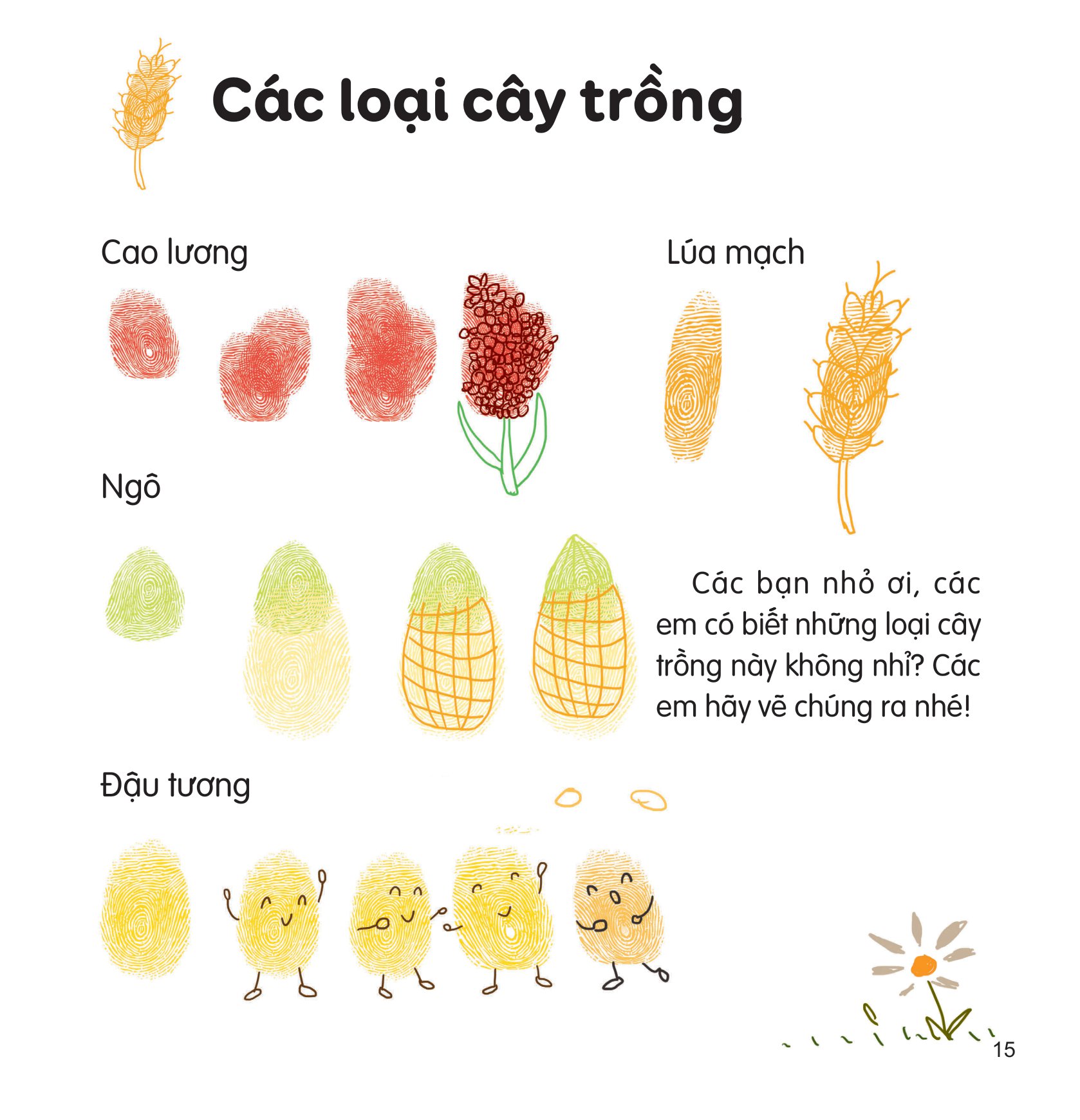 100++ ý tưởng sáng tạo vẽ tranh bằng vân tay - thực vật - bìa cứng