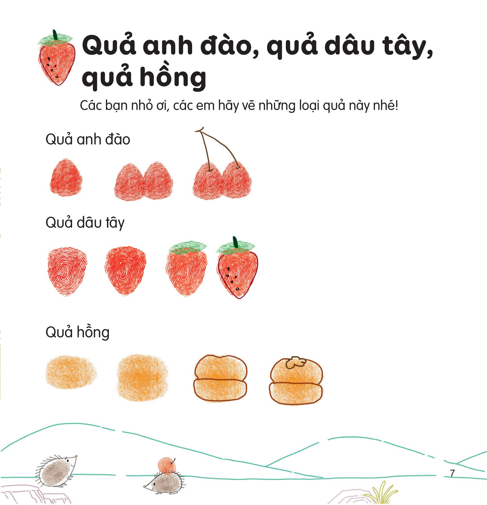 100++ ý tưởng sáng tạo vẽ tranh bằng vân tay - thực vật - bìa cứng