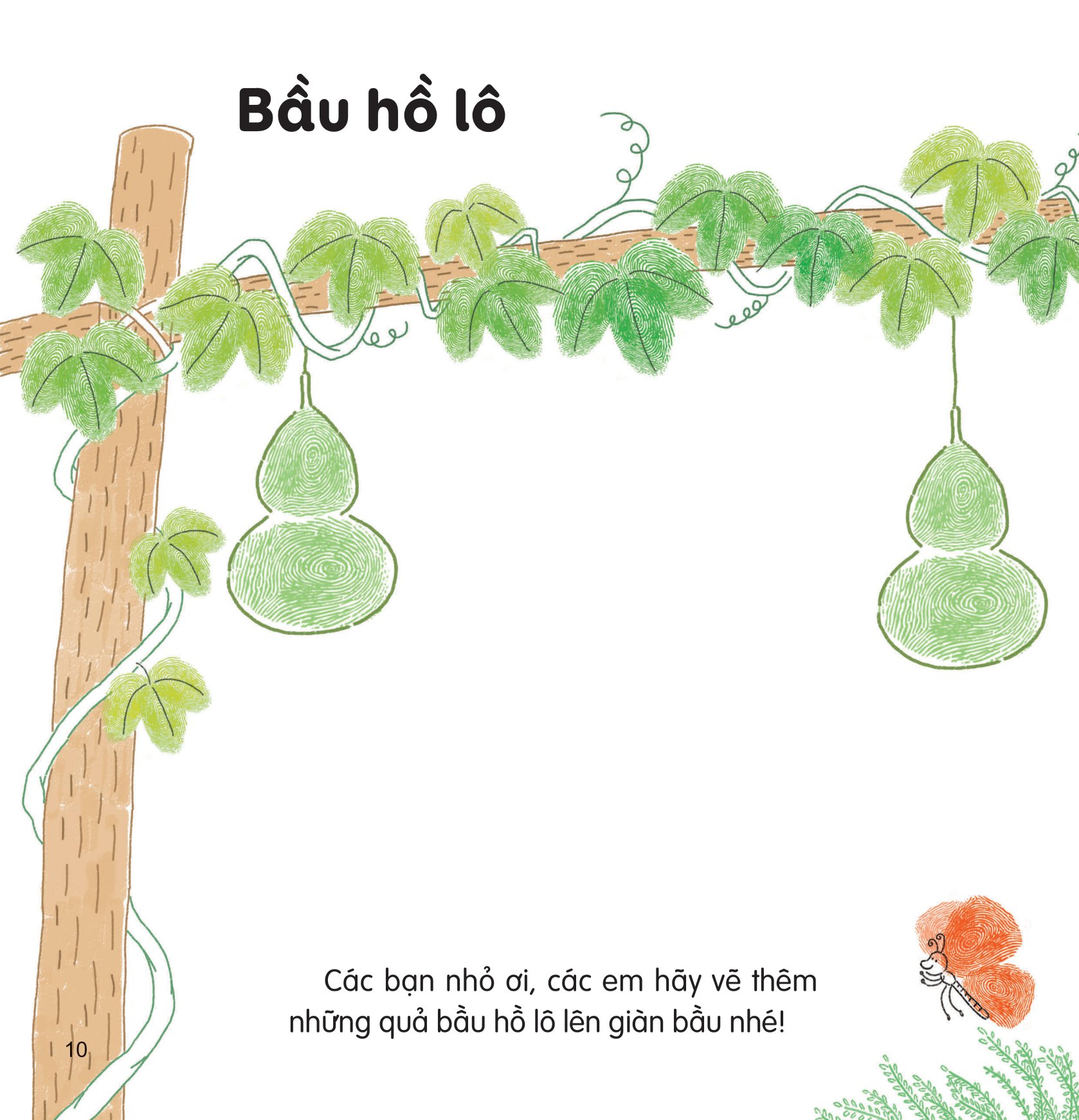 100++ ý tưởng sáng tạo vẽ tranh bằng vân tay - thực vật - bìa cứng