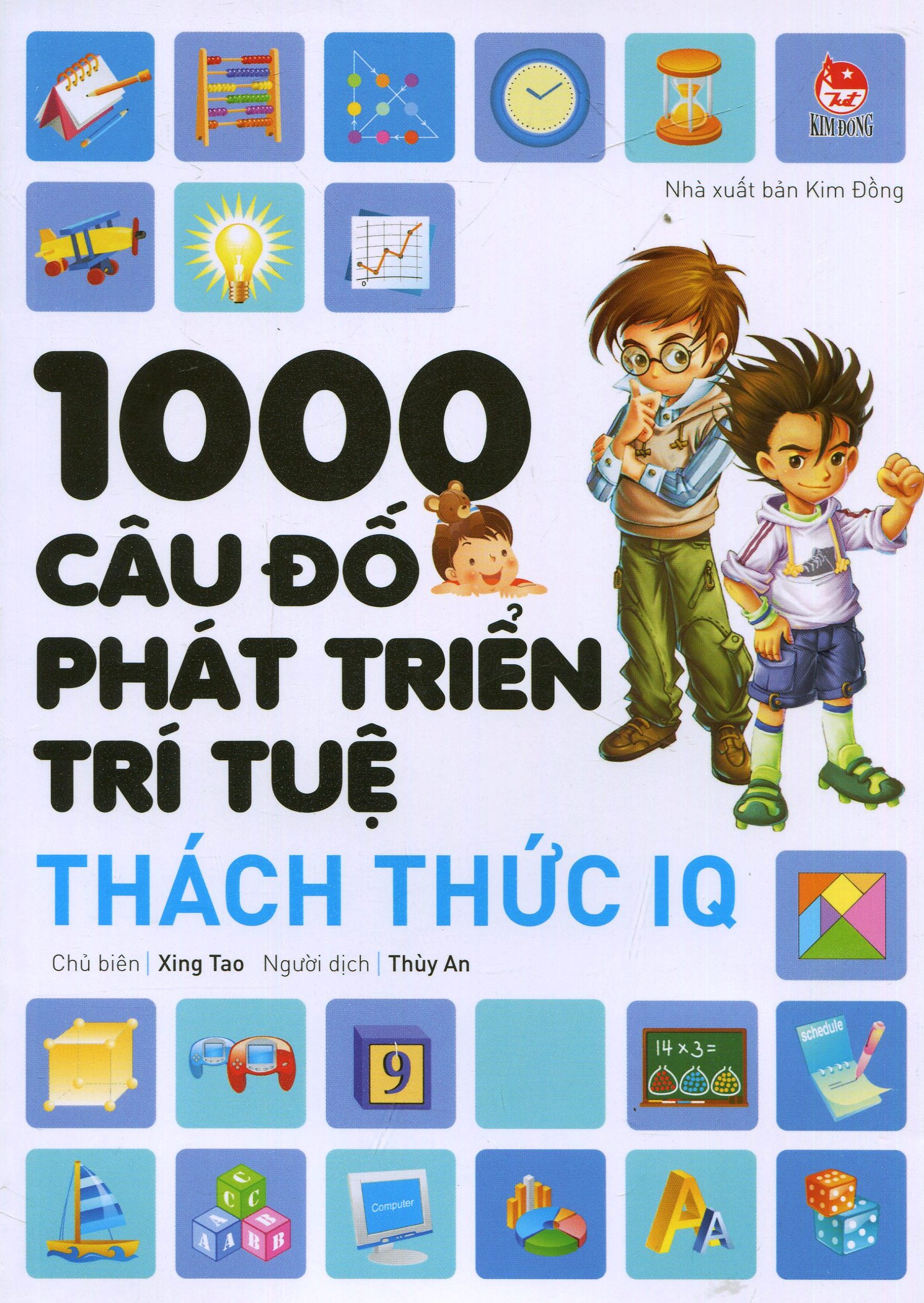 1000 câu đố phát triển trí tuệ - thách thức iq (tái bản 2019)