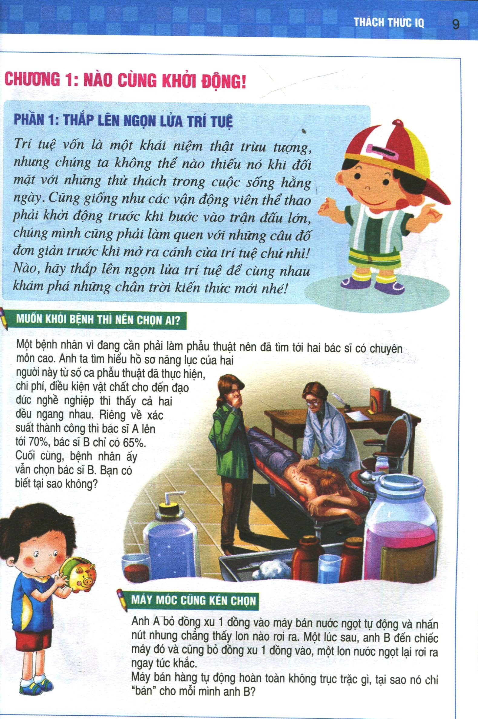 1000 câu đố phát triển trí tuệ - thách thức iq (tái bản 2019)