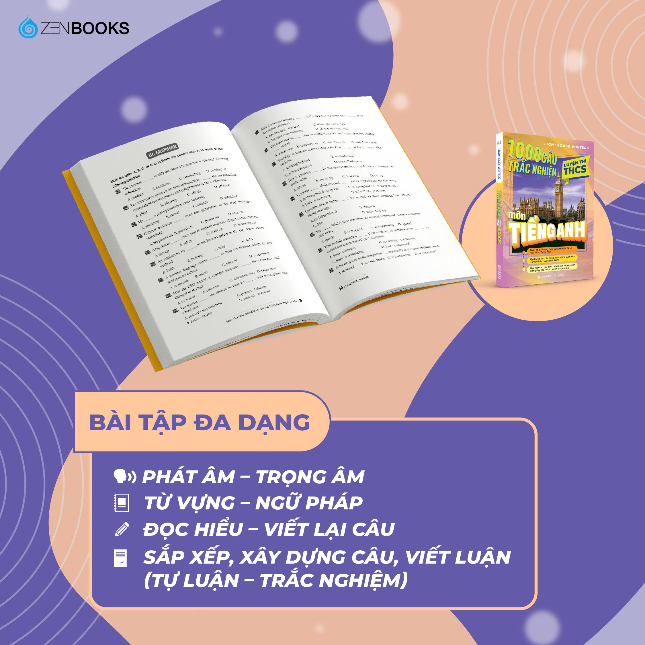 1000 Cau Trac Nghiem Luyen Thi THCS Mon Tieng Anh