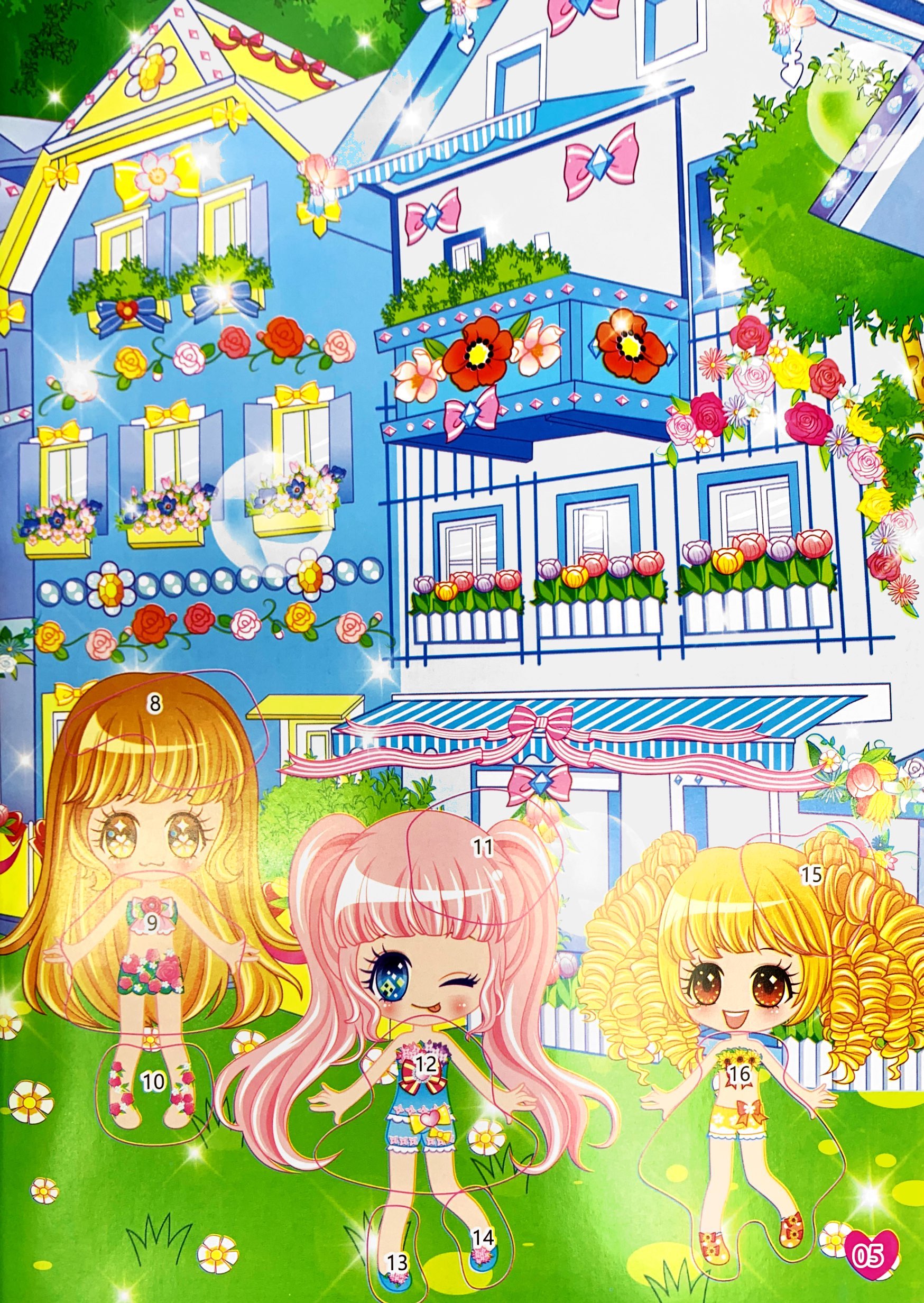 1000 hình dán trang phục công chúa - công chúa hoa tường vi (tái bản 2023)