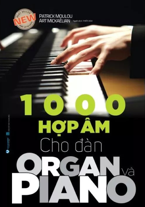 1000 hợp âm cho đàn organ và piano (tái bản 2024)