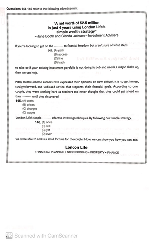 1000 reading comprehension practice test items for the new toeic test