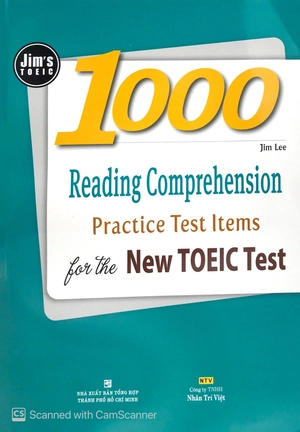 1000 reading comprehension practice test items for the new toeic test