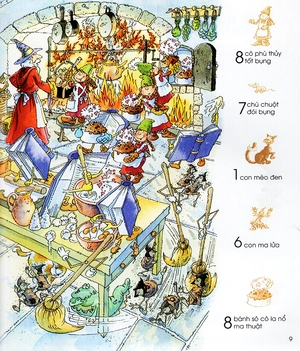 1001 miếng dán hình vui nhộn - phép thuật diệu kỳ