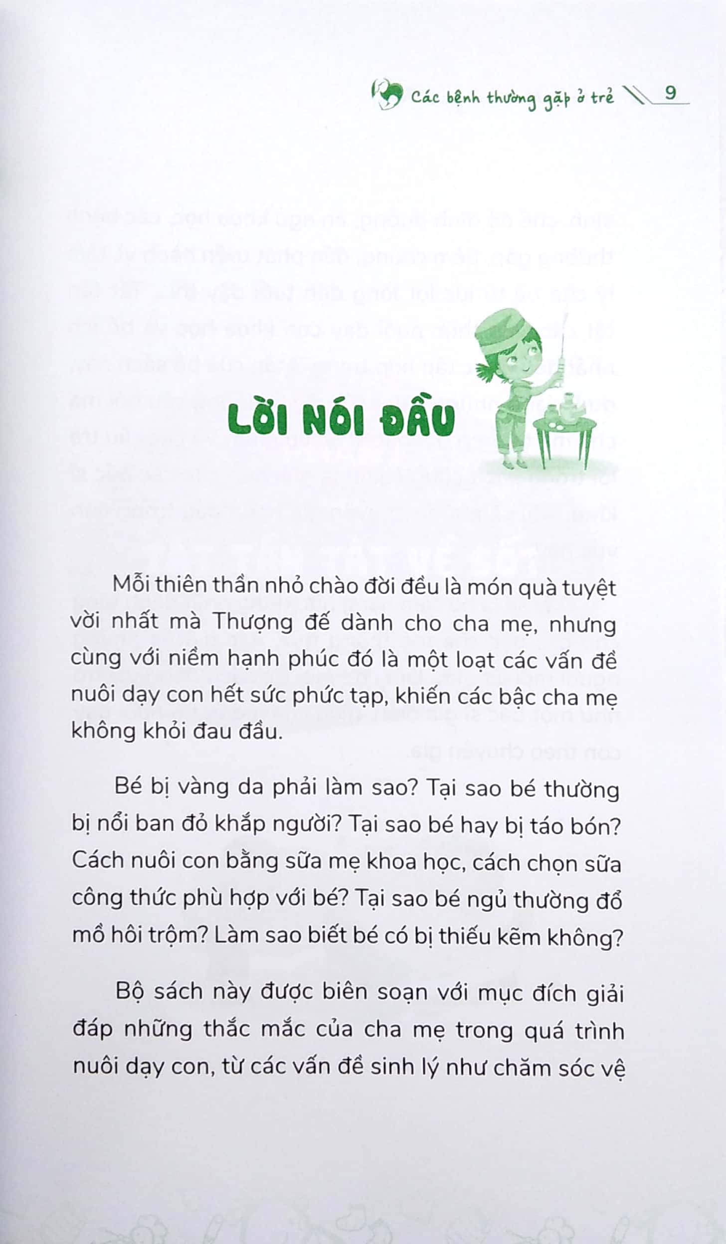 1001 vấn đề nuôi dạy con - các bệnh thường gặp ở trẻ