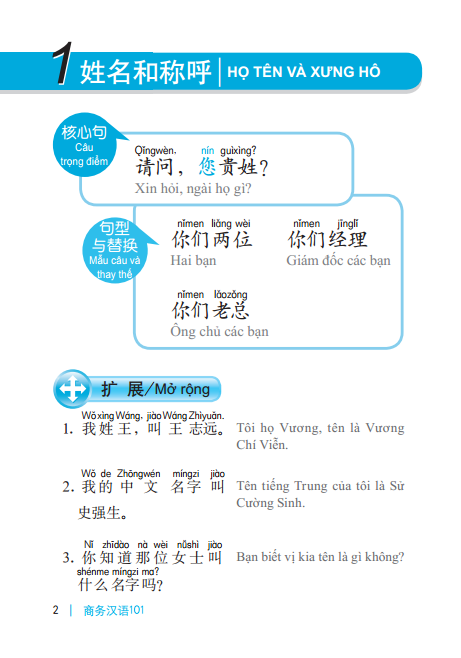 101 chủ đề giao tiếp tiếng trung trong thương mại (tái bản)