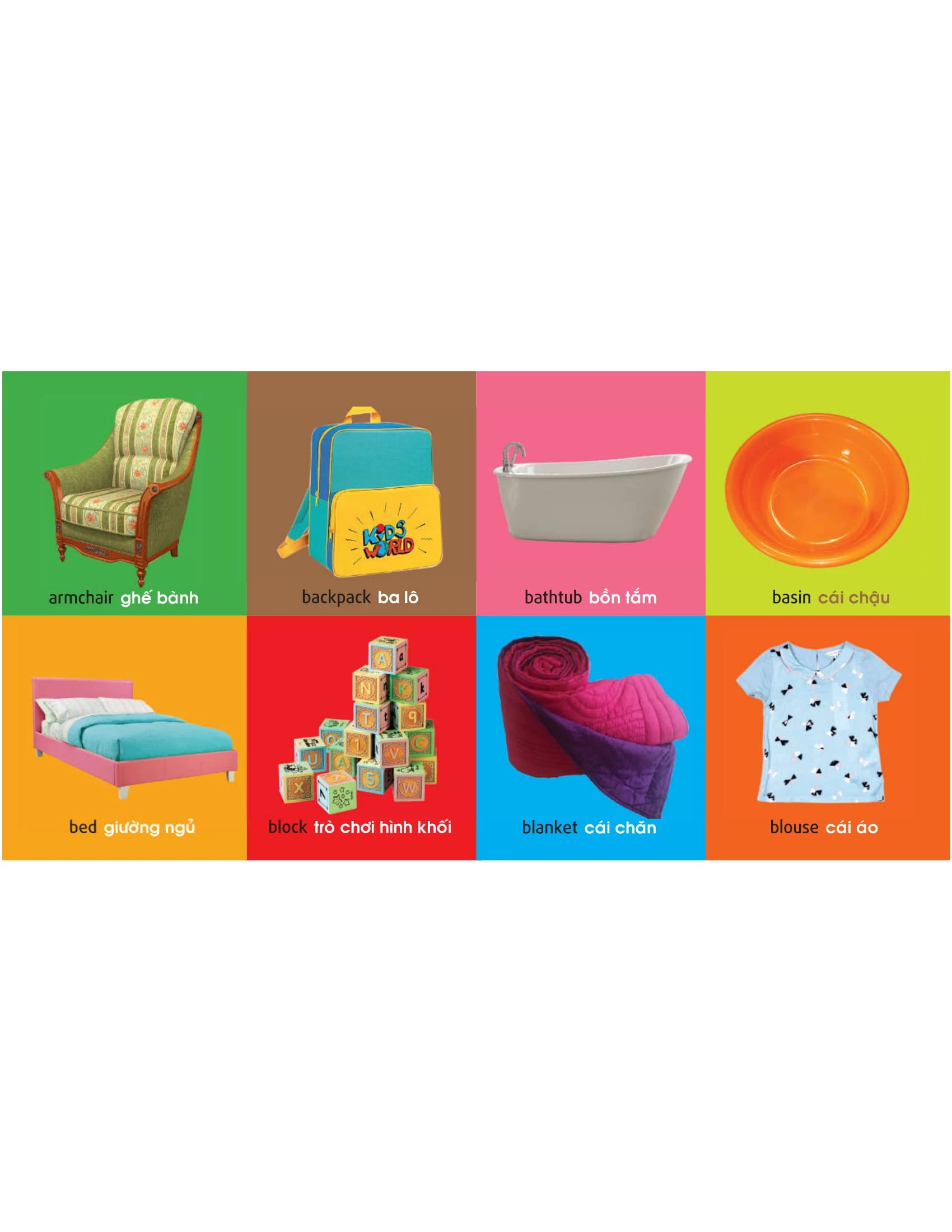101 First Words - Belongings - 101 Từ Đầu Tiên - Đồ Dùng Thân Thiết - Bìa Cứng (Tái Bản 2025)