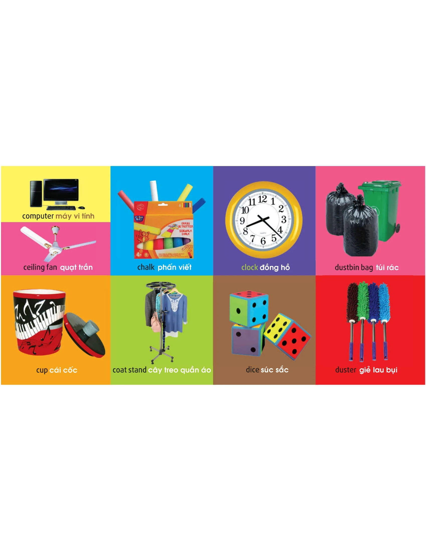 101 First Words - Belongings - 101 Từ Đầu Tiên - Đồ Dùng Thân Thiết - Bìa Cứng (Tái Bản 2025)