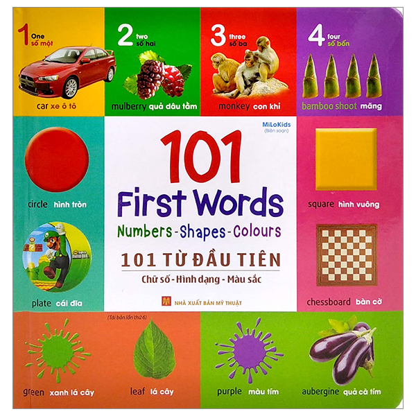 101 First Words - Transport- 101 Từ Đầu Tiên - Giao Thông - Bìa Cứng (Tái Bản 2021)