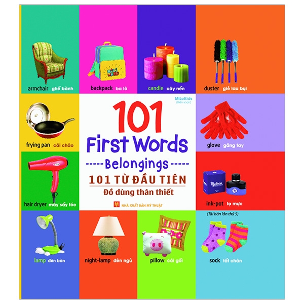 101 First Words - Transport- 101 Từ Đầu Tiên - Giao Thông - Bìa Cứng (Tái Bản 2021)