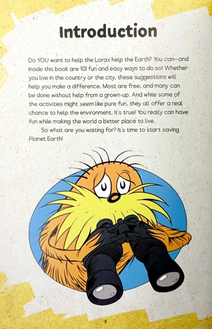 101 ways to help the earth with dr. seuss's lorax (dr. seuss's the lorax books)