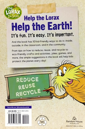 101 ways to help the earth with dr. seuss's lorax (dr. seuss's the lorax books)