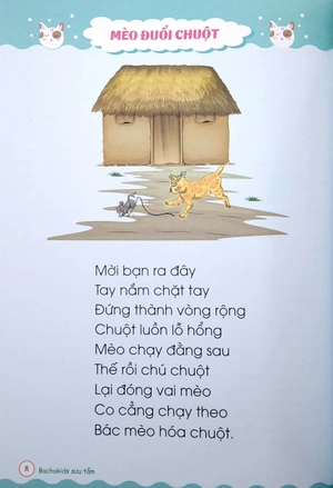 105 bài đồng dao chữ to cho bé tập nói, tập đọc