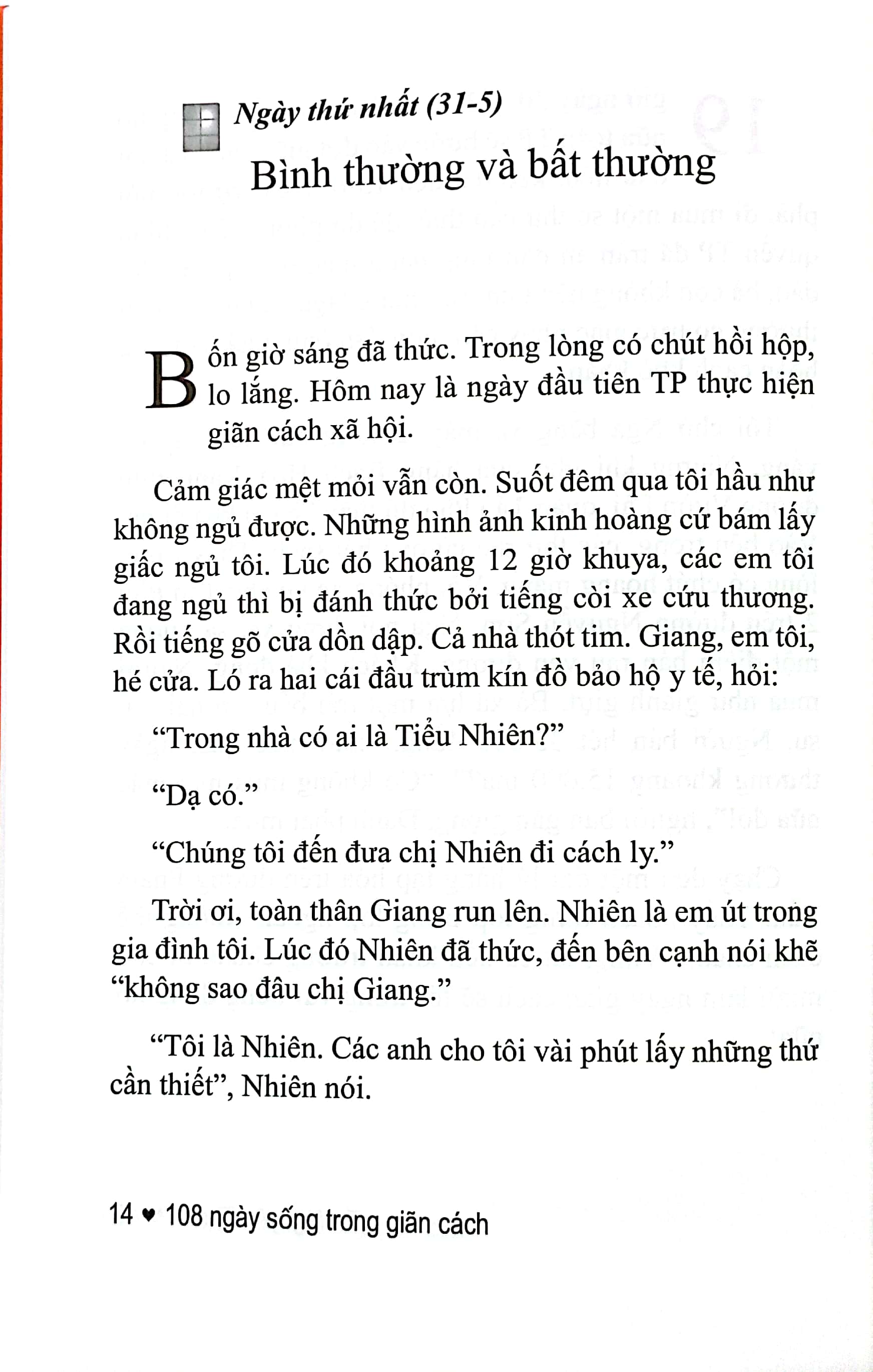 108 ngày sống trong giãn cách