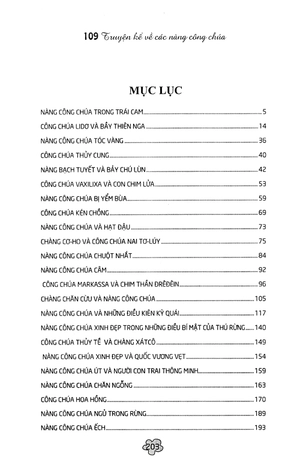 109 truyện kể về các nàng công chúa