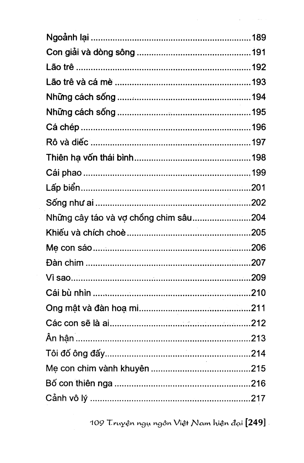 109 truyện ngụ ngôn việt nam hiện đại (tái bản)