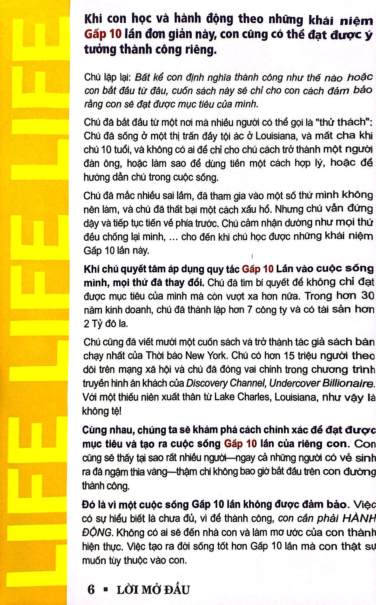 10x kids - dream big and live a 10x life - hỡi thiếu niên! hãy sống gấp 10 lần