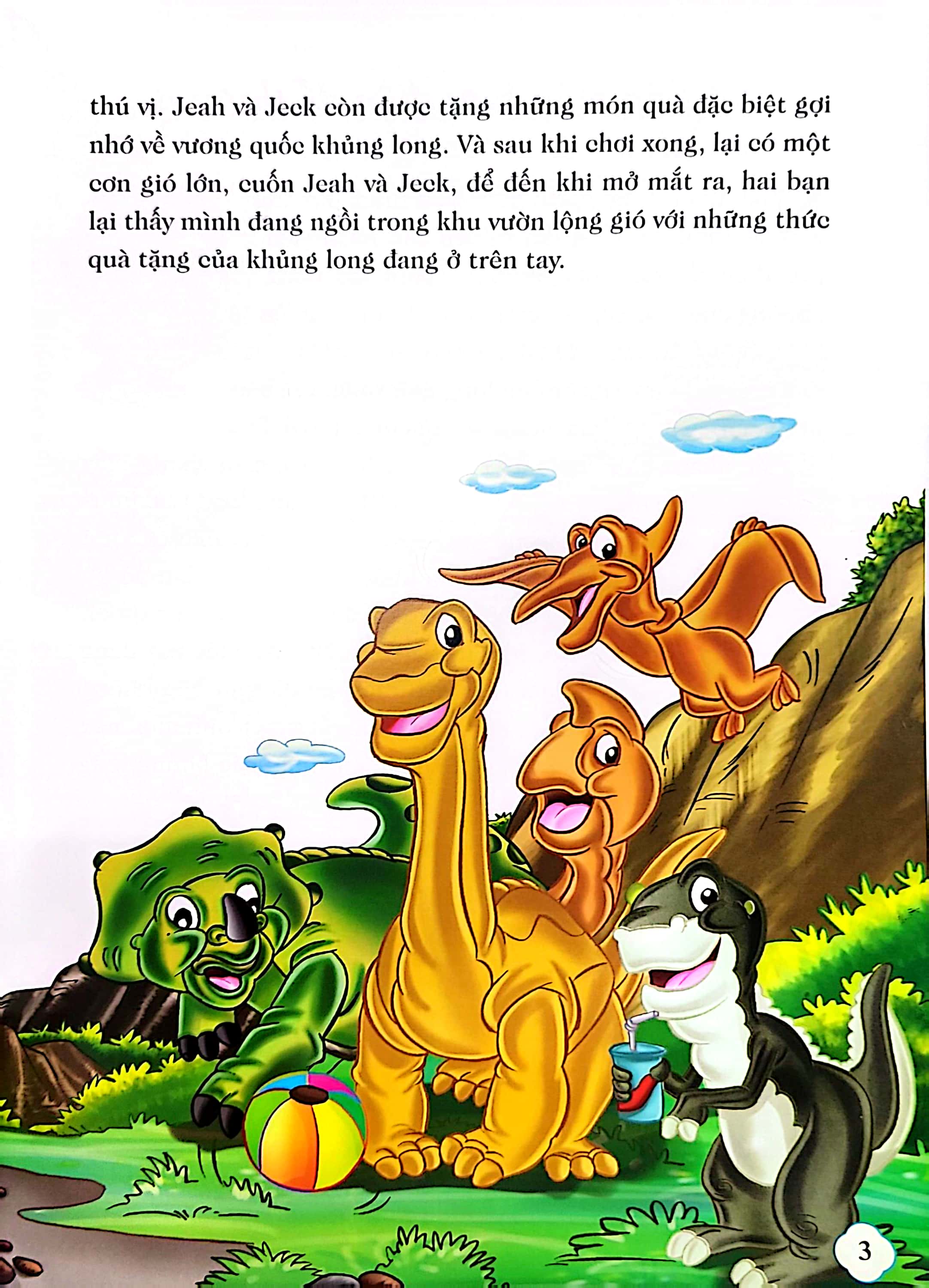 11 truyện phiêu lưu của khủng long