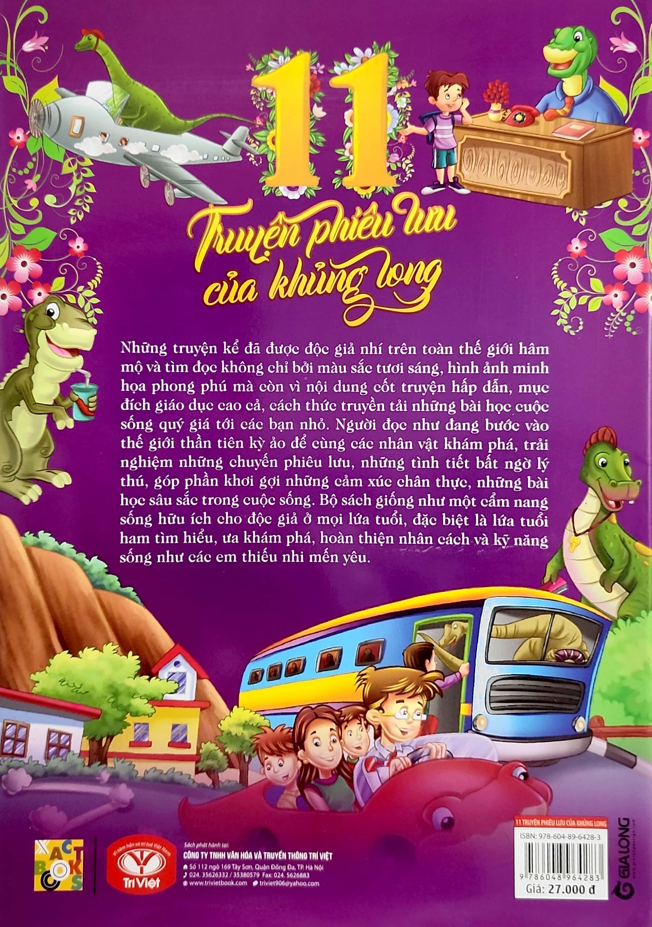 11 truyện phiêu lưu của khủng long