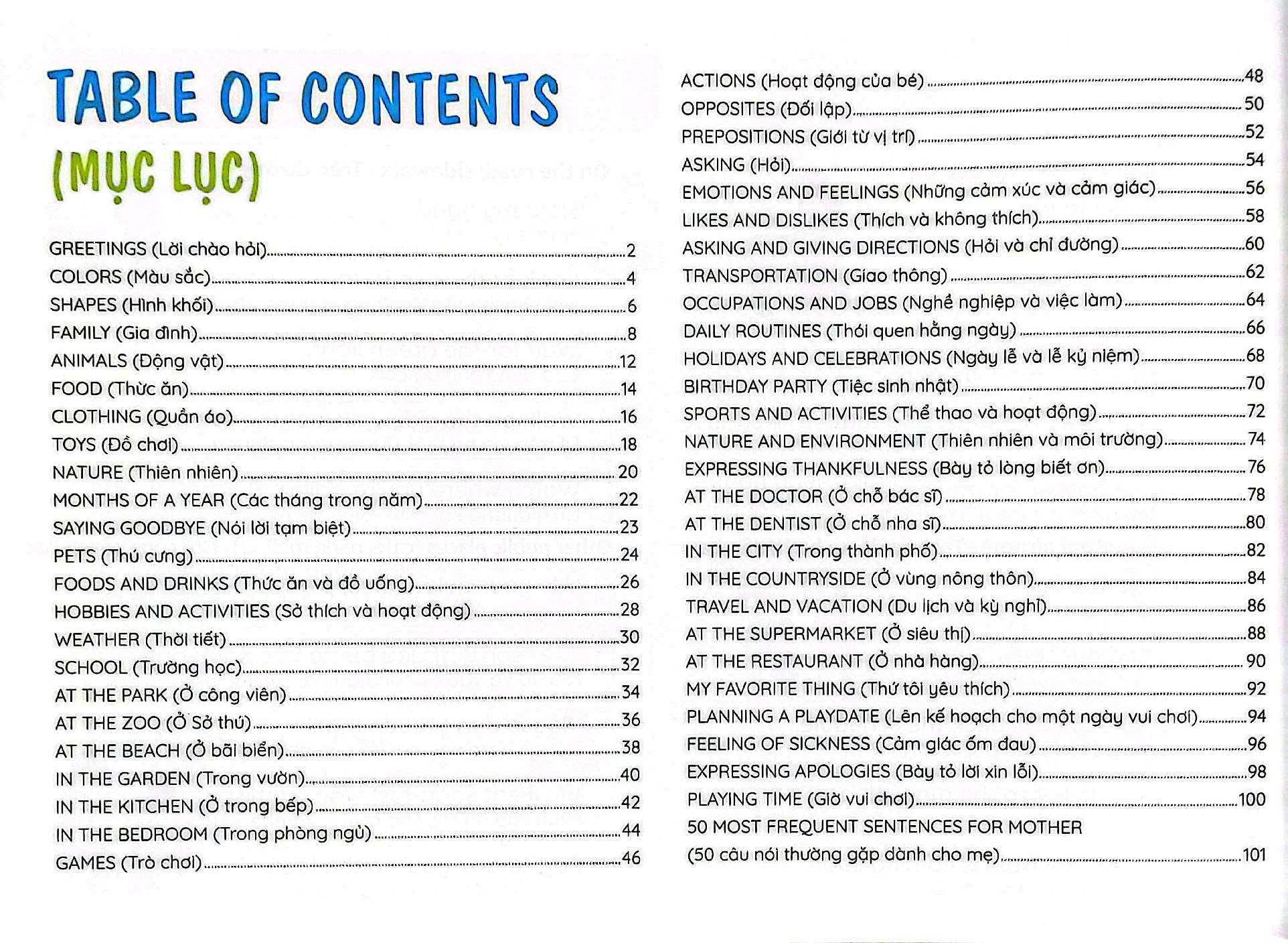1111 Cau Giao Tiep Tieng Anh Cho Me Va Be