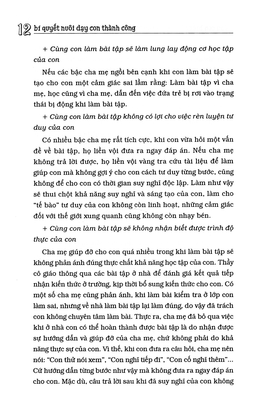 12 Bí Quyết Nuôi Dạy Con Thành Công