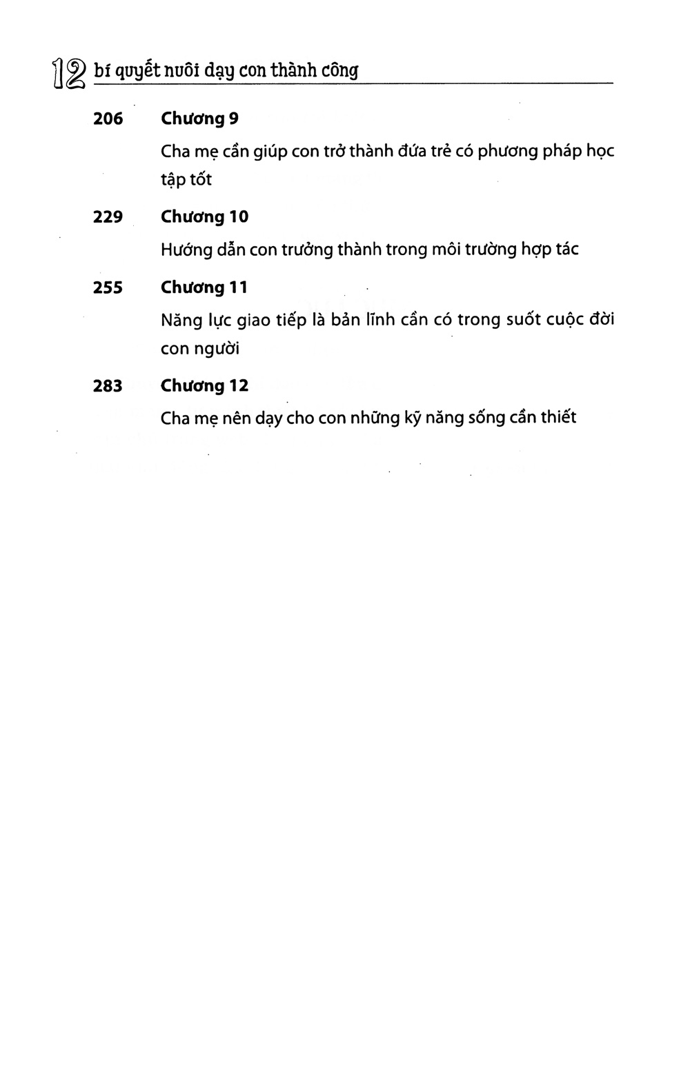 12 Bí Quyết Nuôi Dạy Con Thành Công