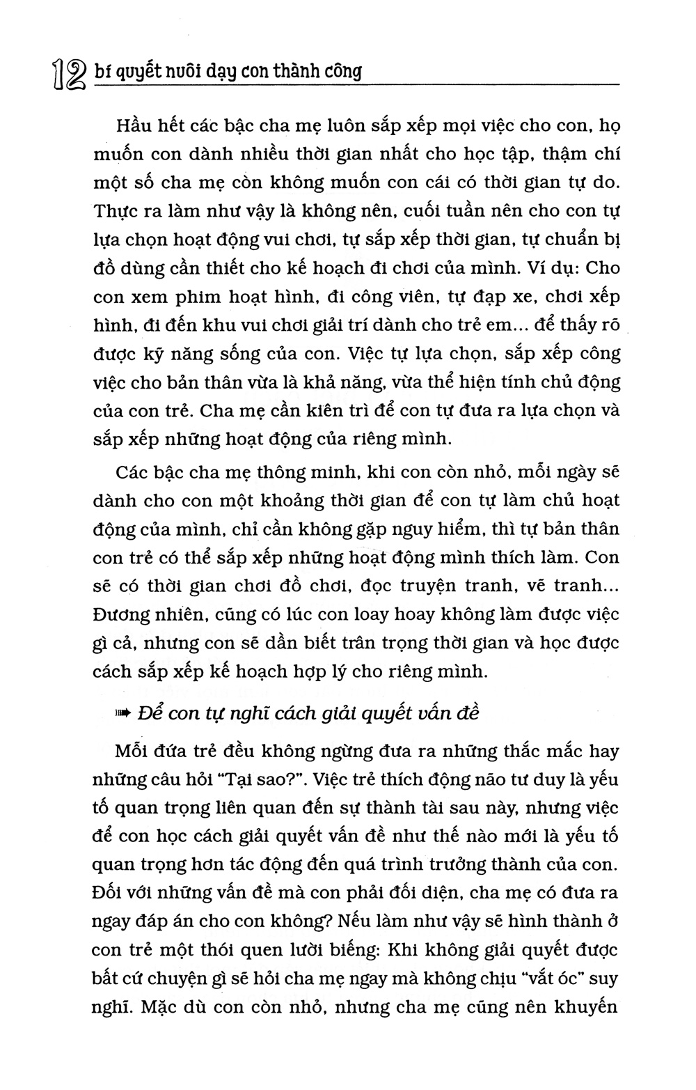 12 Bí Quyết Nuôi Dạy Con Thành Công