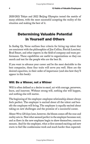 12 habits of valuable employees