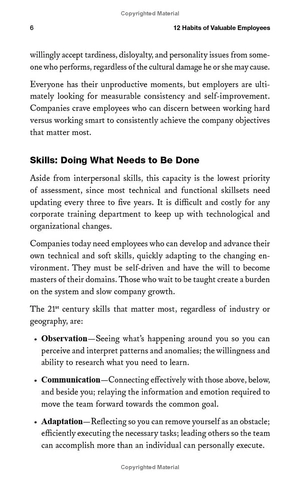 12 habits of valuable employees
