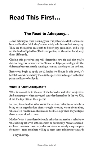 12 habits of valuable employees